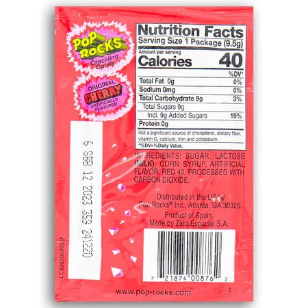 Box x 6 units - Bundle - Pop Rocks Original Cherry - SugarMarket.ca
