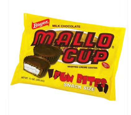 (S8-02) Halloween - Mallo Cup Fun Bites Snack Pack - 10oz (283g) x 1 Bag
