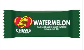 (S2-06) Bulk - A&B JELLY BELLY CHEWS WATERMELON 3lb (1.36kg)