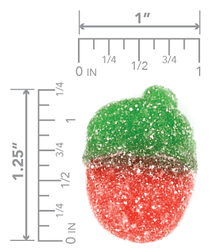 (S3-01) Canada - BULK - CCC SAVAGE SOUR STRAWBERRIES 2.5KG X 1 BAG