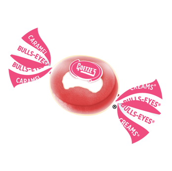 (S3-03) Bulk - Goetzes Strawberry Smoothie Caramel Creams 5lb (2.27kg) x 1 Bag