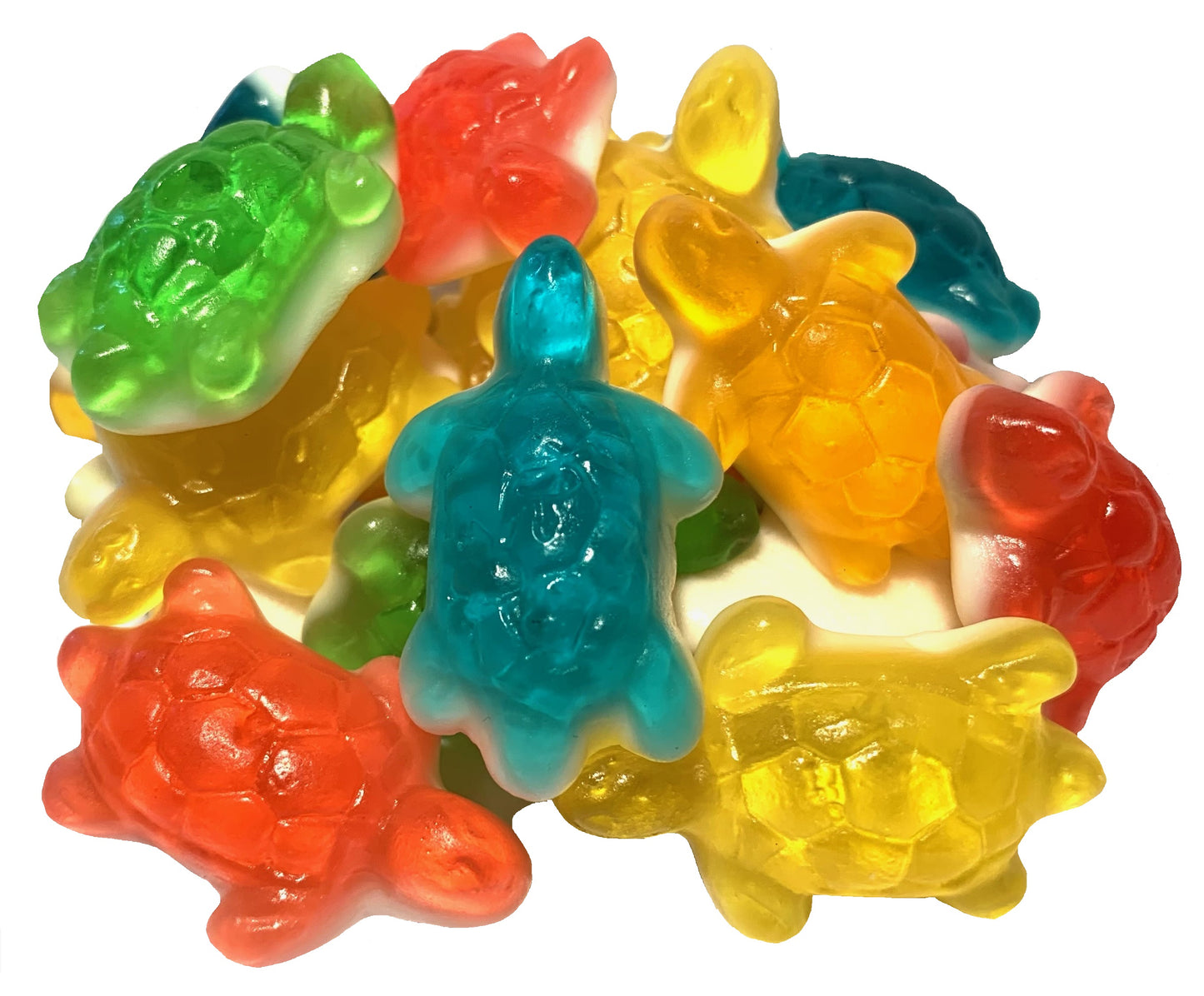 (S1-10) Box - BULK - Huer - Assorted Turtles - Not Sour x 1kg - SugarMarket.ca