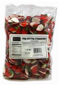 (S3-02) Turkey-  Bulk - Kervan  Gummies Foam Bottom Strawberry 5lb (2.27kg)