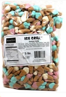 (S3-03) Turkey - Bulk - Kervan  Gummies Icecream 5lb (2.27kg)