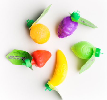 (S2-04)Bulk - PLASTIC FRUITS FILLED WITH POWDER x 100 units