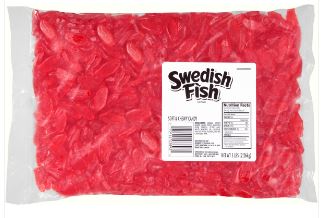 (S2-06) Canada - Bulk - Swedish Mini Red Fish 5LB (2.27KG) x 1 Bag