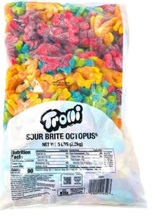 (S3-01) US - Bulk - Trolli Sour Brite Octopus Gummy 5lb x 1 Bag