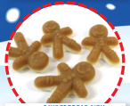 Xmas UK Bulk Kingsway GINGERBREAD MEN x 3 KG