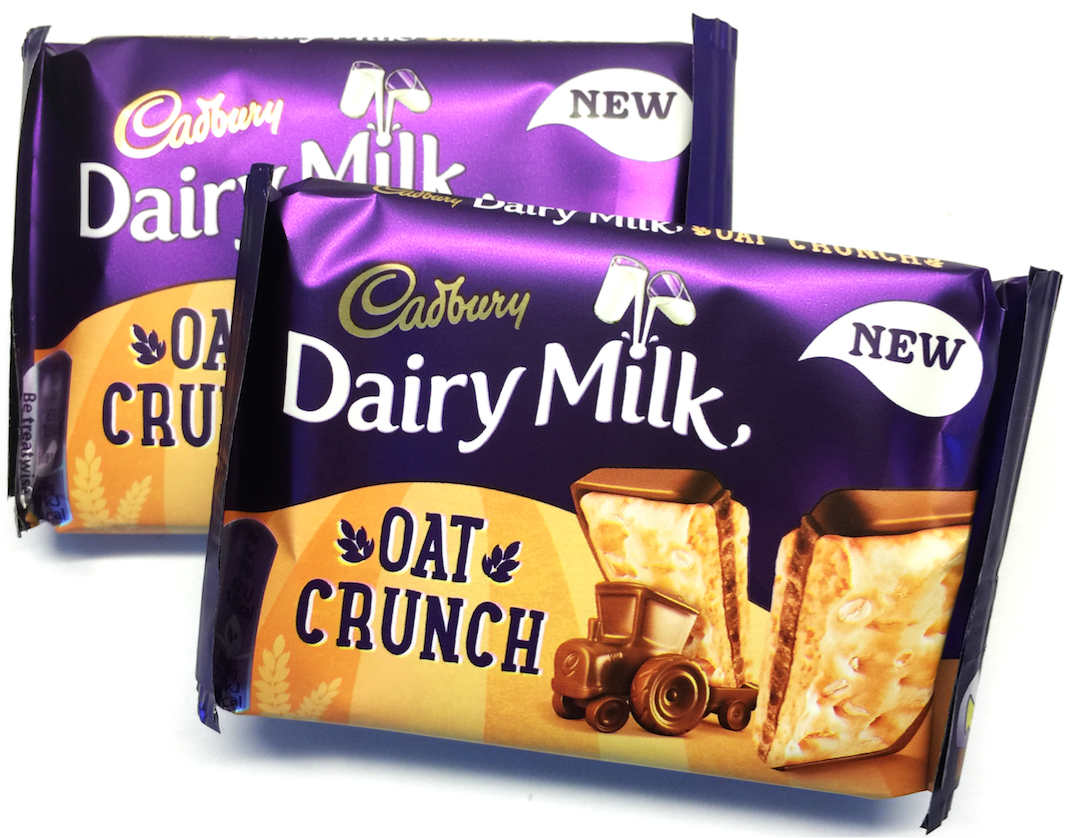 UK Cadburys Dairy Milk Oat Crunch - Standard size x 16 units