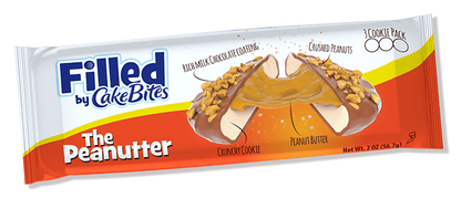 (S2-03) US - CAKEBITES FILLED COOKIES - PEANUTTER Filled Cookies 2oz (56.7g) X 1 UNIT (Best Before March 19, 2025) - SugarMarket.ca