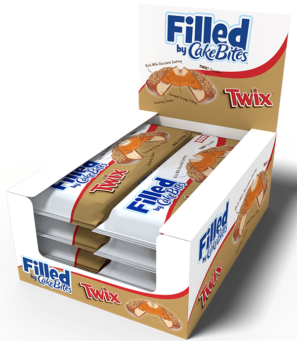 (S2-03) US - CAKEBITES FILLED COOKIES - Twix Filled Cookies 2.12oz (60g) X 1 UNIT - SugarMarket.ca