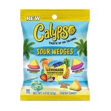 (S7-03) Calypso - Sour Wedges - Lemonade Favorites Peg Bag 4.5oz (127g) x 12 Units