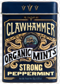(S2-04) Canada - Big Sky - Candy TIN Clawhammer Mints - Strong Peppermint x 12 units