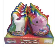 (S2-07) Candy Treasure - Candy Bearied Treasure Chest with Gummies 1 oz (28g) x 10 units