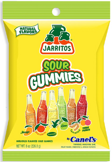 (S7-05) CANELS JARRITOS GUMMIES - SOUR  PEG BAG 8oz (226.8g) x 12 Units