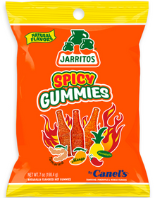 (S7-05) CANELS JARRITOS GUMMIES - SPICY PEG BAG 7oz (198.4g) x 12 Units