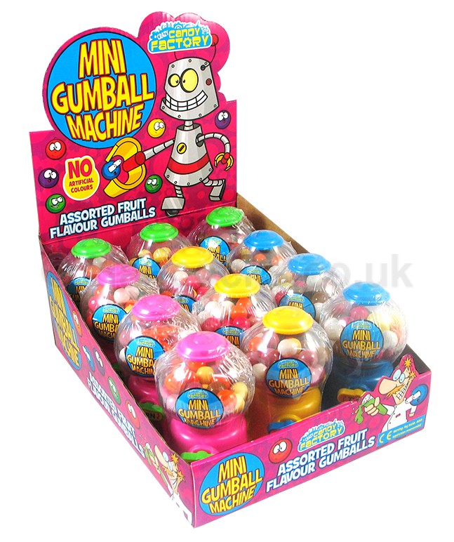 UK CCF Mini Gumball Machine X 12 Units
