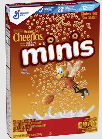 (S6-05) Cereal - Cheerios Honey Nut MINIS 10.8oz (306g) x 1 unit
