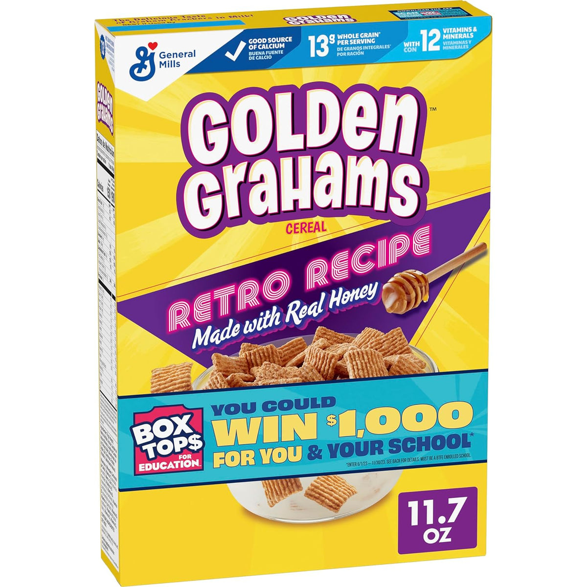 (S6-05) Cereal - Golden Grahams Retro Recipe 11.7oz x 1 unit