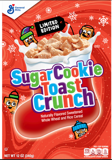 XMAS - Cereal - Sugar Cookie Toast Crunch 12oz (340g) x 1 unit