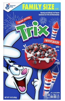 Cereal - Trix Firecracker 15oz (425g) x 1 Unit (Boxes with minor damage due to shipping)