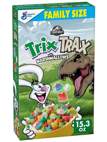 Cereal - Trix Trax 15.3oz (433g) x 1 Unit (Boxes with minor damage due to shipping)