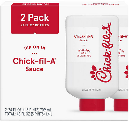 02 Units x  Bundles - Dipping Sauce - Chick-Fil-A - Original 2 Pack, 24 fl oz (709 ml)