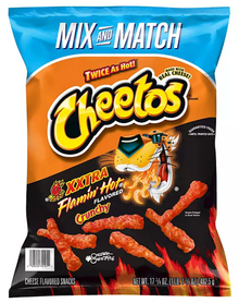 (S1-02) Single - CHIPS - CHEETOS XXTRA FLAMIN HOT 17.37oz (492.5g) x 1 Bag (chips bags may be deflated during shipping)