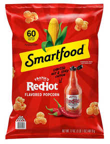 Chips - SINGLE - Smartfood Popcorn - Redhot Flavoured 17oz (481.9g) x 1 units