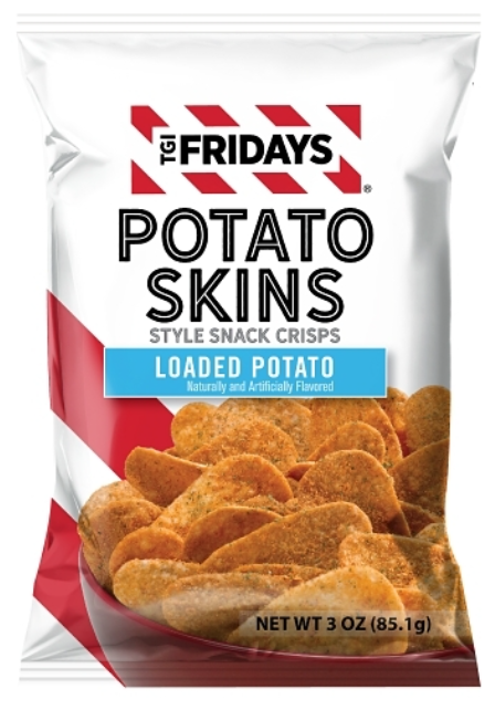 (S6-05) US - Chips - TGI Fridays Loaded Potato Skins 3oz (85g) x 6 bags (chips bags may be deflated during shipping)