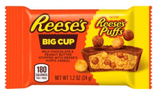 (S2-02) Us - Choco - Reese Big Cup with Reese Puffs - Standard Size 1.2oz (34g) x 1 unit - SugarMarket.ca