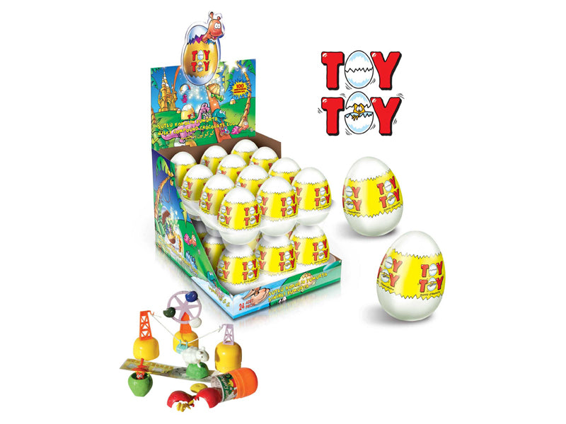 Europ Choco Eggs - Toy Toy x 24