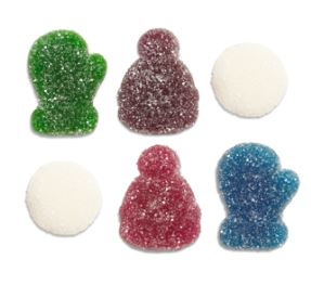 (S8-13) Xmas - Bulk Albanese Snow Day Gummies 4.5 lb (2.04kg) x 1 Bag