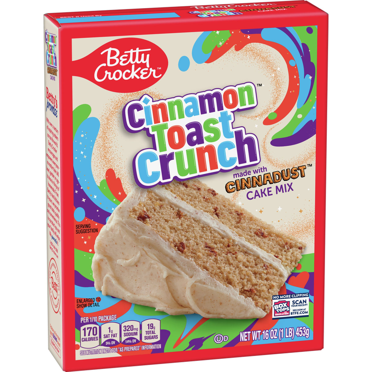 (S1-02) Single - Betty Crocker Cinnamon Toast Crunch Cinnadust Cake Mix 16oz x 1 unit