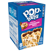 (S2-07) Us - Pop Tarts - Cinnamon Roll (8 Toasters) 13.5oz (384g) x 1 Box (Boxes with minor damage due to shipping)