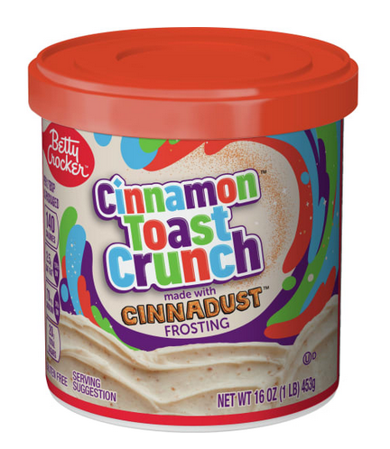 SINGLE - Betty Crocker Cinnamon Toast Crunch CINNADUST Frosting 16oz x 1 unit