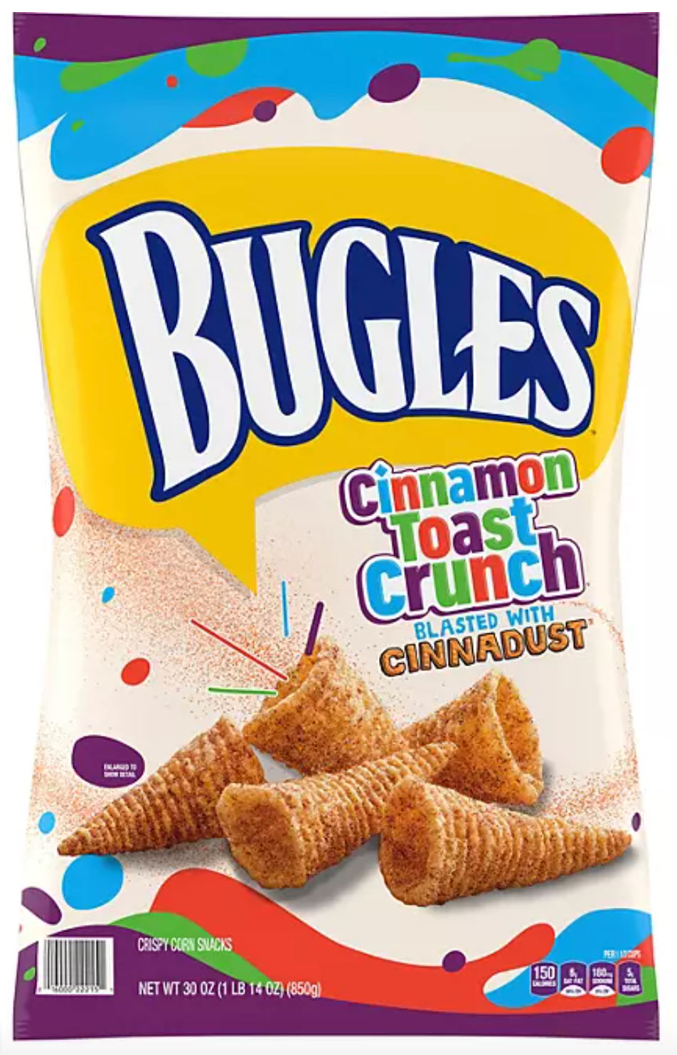 (S1-02) SINGLE  - Chips - Bugles - Cinnamon Toast Crunch Blasted with Cinnadust 30oz (850g) x 1 unit