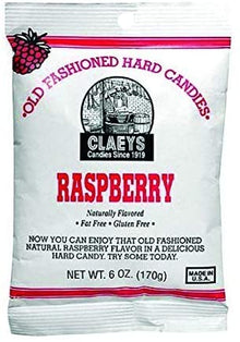 (S1-08) Box - Claey Candy Raspberry - 6oz (170g) x 24 units - SugarMarket.ca