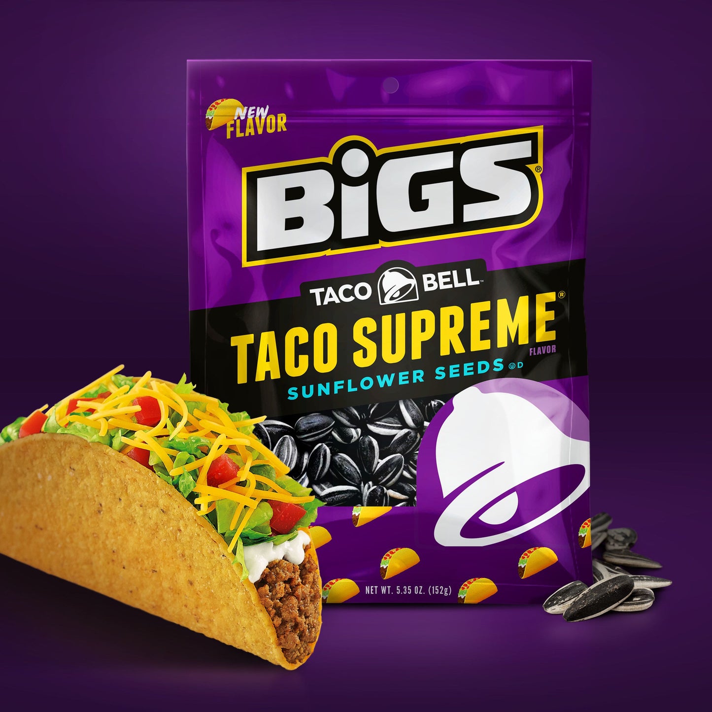 (S1-06) US - Conagra Bigs - Taco Bell Supreme 5.35oz (152g) x 12 units