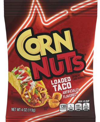 (S6-07) US - Corn Nuts - Loaded Taco 4oz (113g) x 12 units