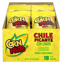 US - Corn Nuts - Chile Picante con Limon Crunchy Corn Kernels 1.7oz (48g) x 4 Units