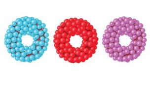 (S3-03) Bulk - Hilco Cosmic Candy-coated Gummy Rings 5lb (2.27kg) x 1 Bag