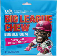 (S1-05) - Label - US - Big League Chew - Cotton Candy 12 units