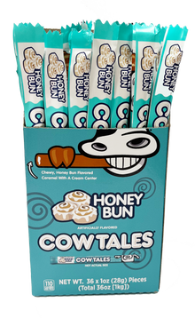 (S1-04) US - Cow Tales Honey Bun 1oz(28g) x 36 Units