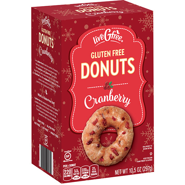 (S7-10) Gluten free Donuts - Cranberry 10.5oz(297g) x 1 Box