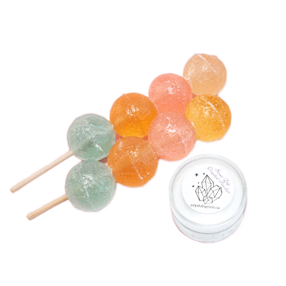 (S6-15)  Canada - Crystal Gems - Bubble Pops 115g x 6 Displayer Boxes