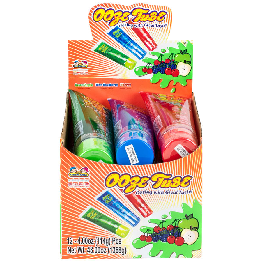 (S1-02) Box - CHINA - Kidsmania Ooze Tube Assorted x12 units