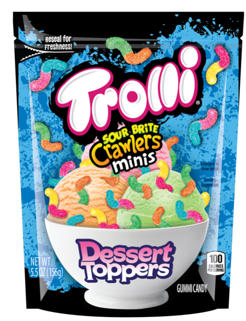 Dessert Toppers - Trolli Sour Brite Crawlers minis 5.5oz (156g) x 1 unit