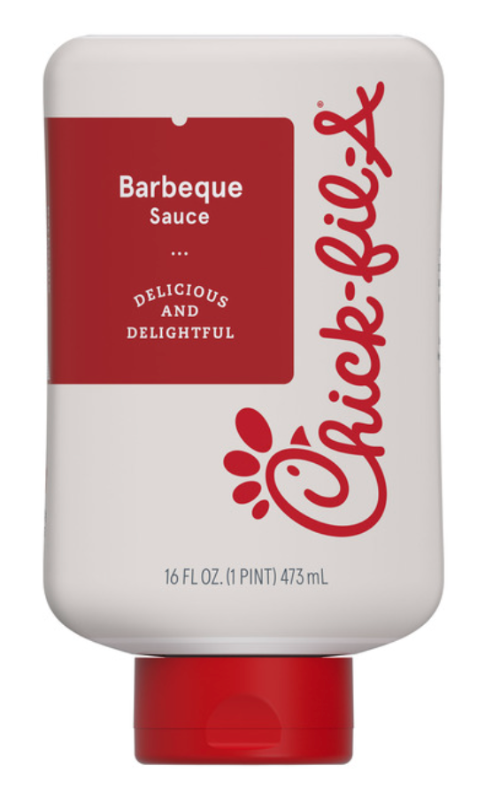 (S1-02) Single - Dipping Sauce - Chick-Fil-A - BBQ 16 fl oz x 1 unit