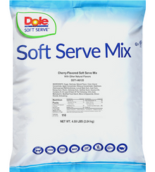 (S5-08) Dole - Soft Serve Mix - Cherry 4.5lb (2.04 Kg) x 1 Bag